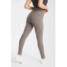 Legginsy jeździeckie damskie z pełnym lejem i chłodzącą funkcją Horze Vilma szaro/beżowe 36