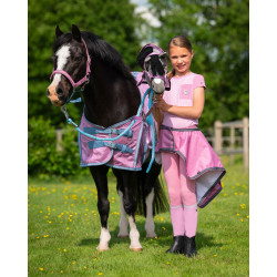 Kantar z uwiązem Hobby Horse QHP cherry pink/różowy