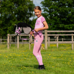 Kantar z uwiązem Hobby Horse QHP cherry pink/różowy