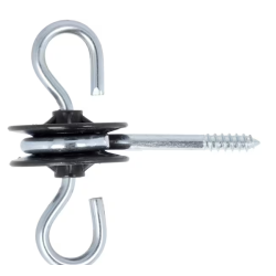 Izolator bramowy z wkrętem do drewna, 10 szt.