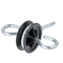 Izolator bramowy z wkrętem do drewna, 10 szt.