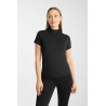 Horze Emmie damska chłodząca koszulka treningowa krótki rękaw czarna