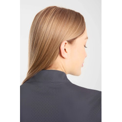 Horze Emmie damska chłodząca koszulka treningowa krótki rękaw Odyssey Navy/Granat