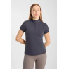 Horze Emmie damska chłodząca koszulka treningowa krótki rękaw Odyssey Navy/Granat