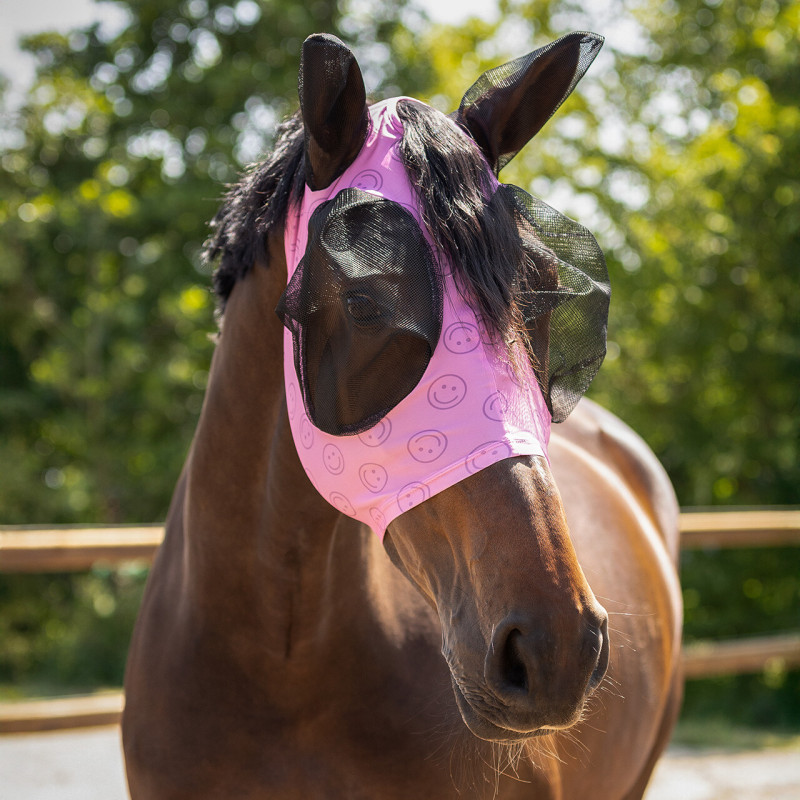 Maska przeciw owadom QHP różowa/Cheery pink