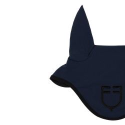 Nauszniki EQUESTRO LOGO granat Full