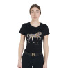 Koszulka polo EQUESTRO czarna XS