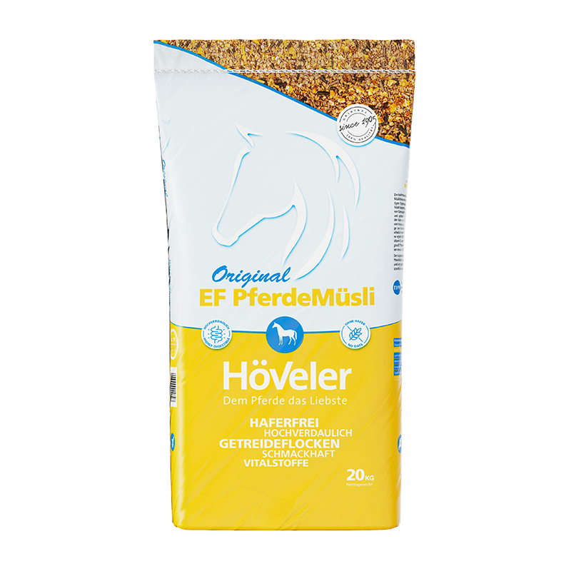 HÖVELER ORIGINAL EF PFERDEMÜSLI (20 KG) Wartościowe energetyczne i dietetyczne musli