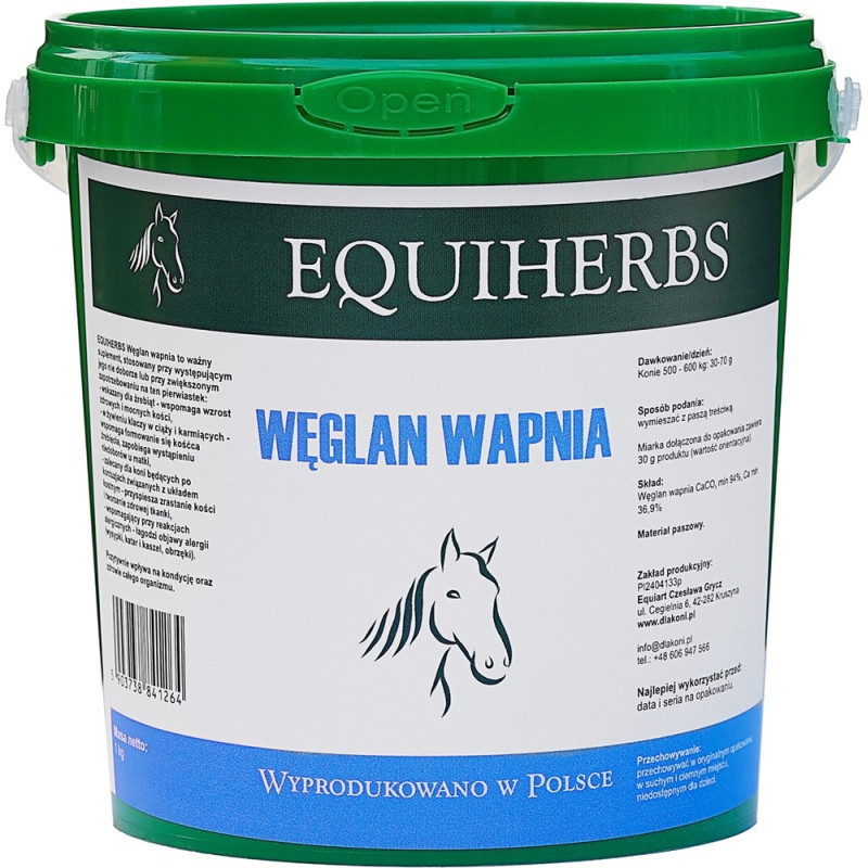 EQUIHERBS Węglan wapnia 1KG