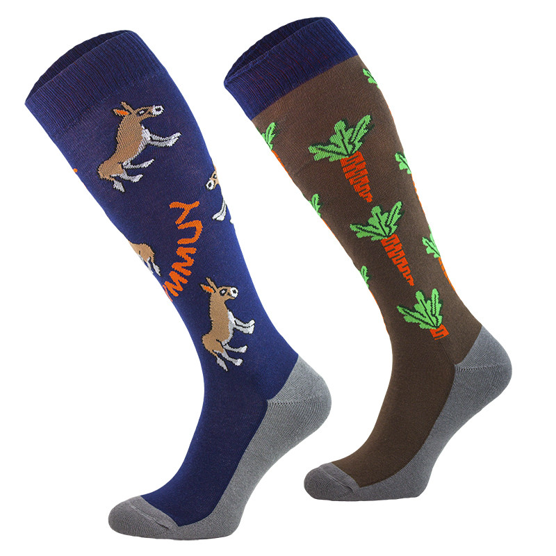 Podkolanówki jeździeckie bawełniane Comodo, Donkey Carrots 35-38
