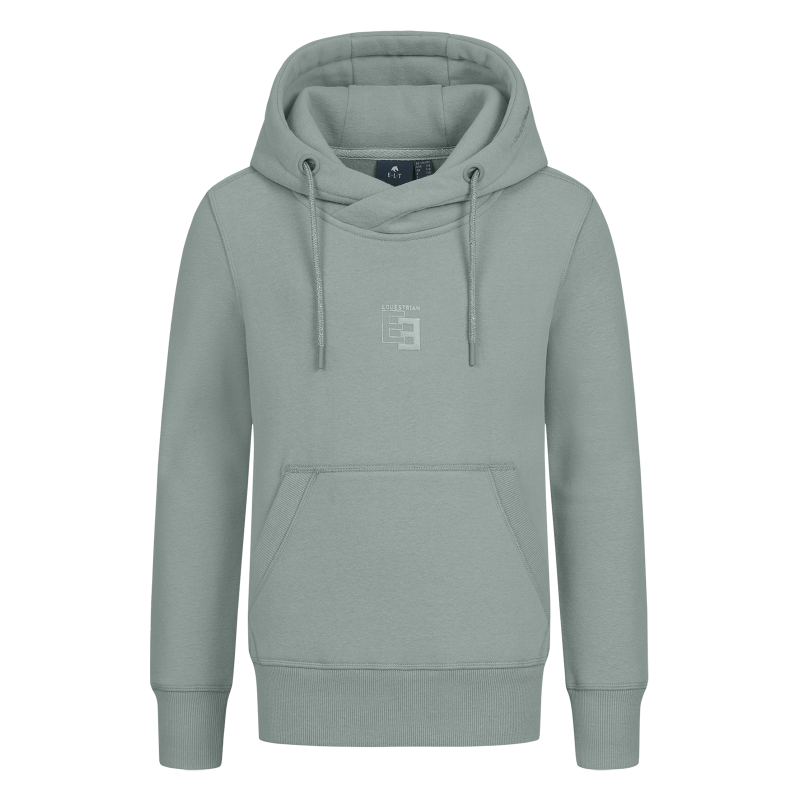 Bluza z kapturem młodzieżowa ELT Ariana szaro/błękitna