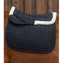 Podkładka pod siodło Waldhausen czarno-biała PONY
