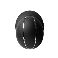 Horze Kask jeździecki ALTITUDE Black/Steel Czarny