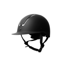 Horze Kask jeździecki ALTITUDE Black/Steel Czarny