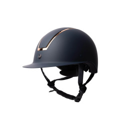 Horze Kask jeździecki ALTITUDE Navy/Rosegold-Granat/Różowezłoto