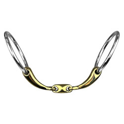 Wędzidło York anatomiczne podwójnie łamane miedziane 16 mm