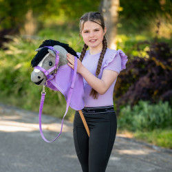 Kantar z uwiązem Hobby Horse QHP liliowy
