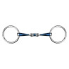 Wędzidło York Blue Plasma anatomiczne 2-łamane 14 mm