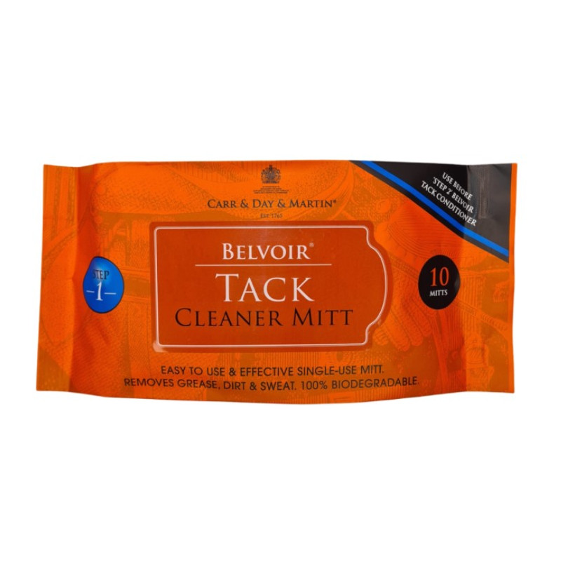C&D&M BELVIOR Tack Cleaner Mitts - rękawiczki do czyszczenia skóry "Step 1"