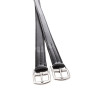 Puśliska skórzane Kavalkade "Smooth" czarne 160cm