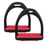 Strzemiona York plastikowe czarno-czerwony 12 cm