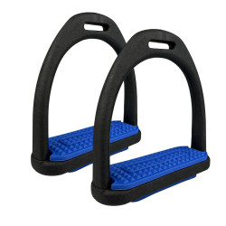 Strzemiona York plastikowe czarno-niebieski 12 cm