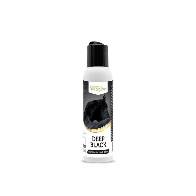 HorseLinePRO Deep Black szampon dla koni karych 100ml