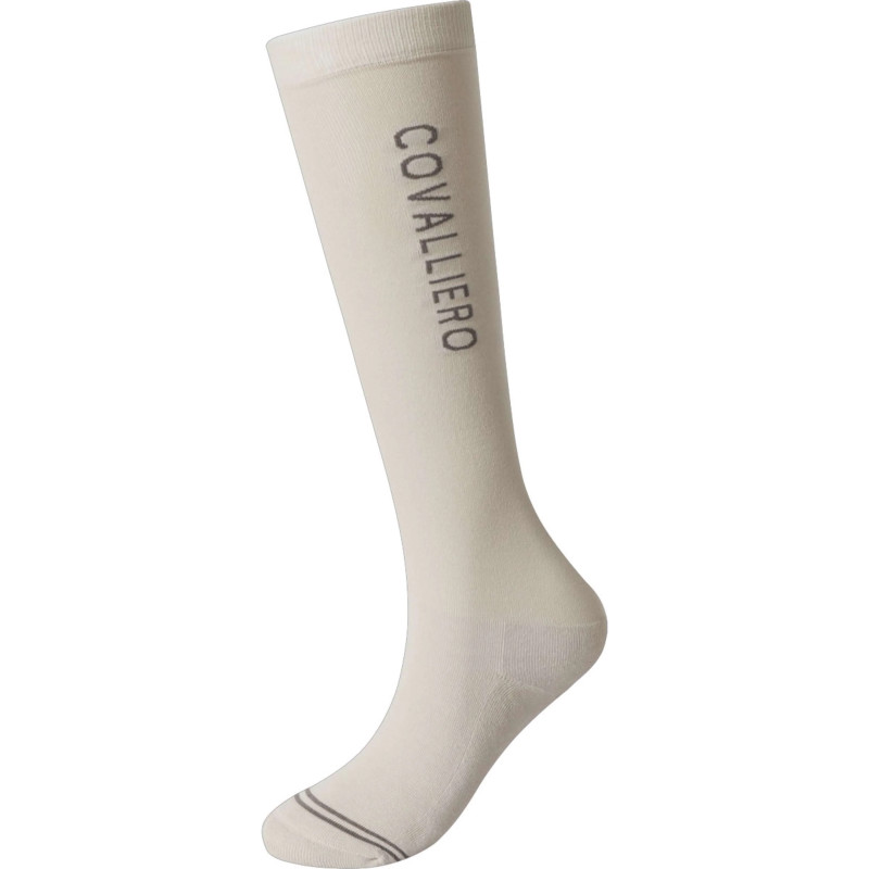 Podkolanówki Covalliero Beige/Beżowe