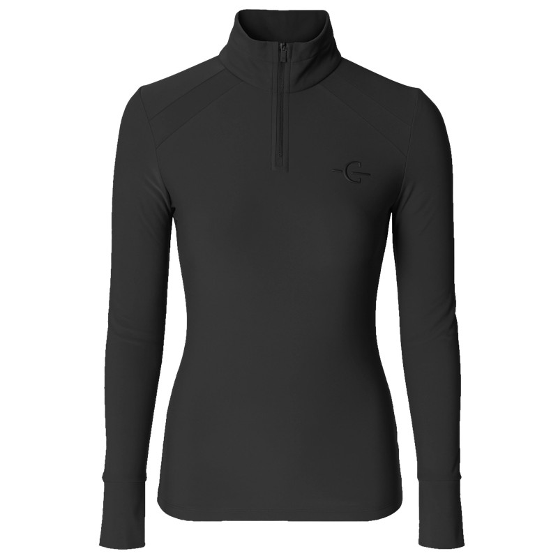 Koszulka techniczna damska Covalliero "Active" Black/Czarna