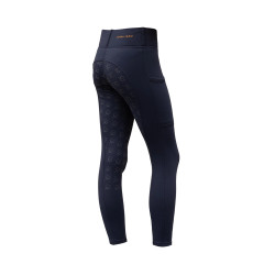 Legginsy dziecięce Covalliero z pełnym lejem Dark Navy/Granat