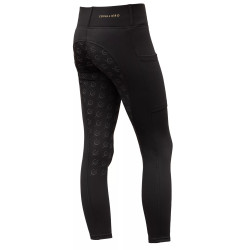 Legginsy dziecięce Covalliero z pełnym lejem Black/Czarne 164/170