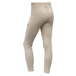 Legginsy dziecięce Covalliero z pełnym lejem Beige/Beżowe
