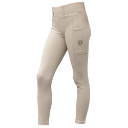 Legginsy dziecięce Covalliero z pełnym lejem Beige/Beżowe