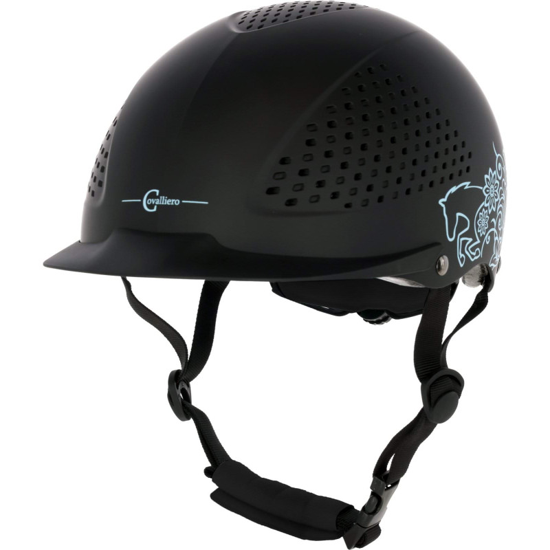 Kask jeździecki Beauty 2.0 czarny 48-51 cm Covalliero