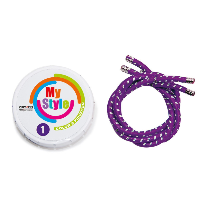 Gumki do kasku Casco MyStyle fiolet (reflex) 1