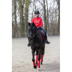 Bluza HKM Style "Equine Sports" Red granatowa