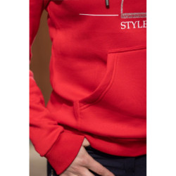 Bluza HKM Style "Equine Sports" Red granatowa