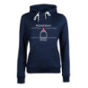 Bluza HKM Style "Equine Sports" Red granatowa