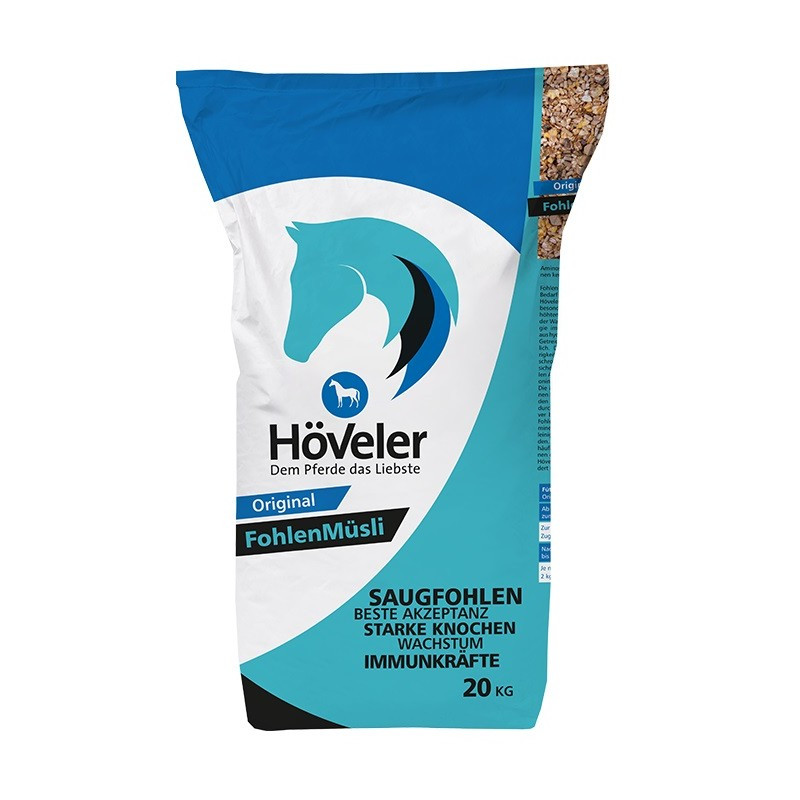 HÖVELER ORIGINAL FOHLENMUSLI (20 KG) Musli - mieszanka paszowa - dla źrebiąt