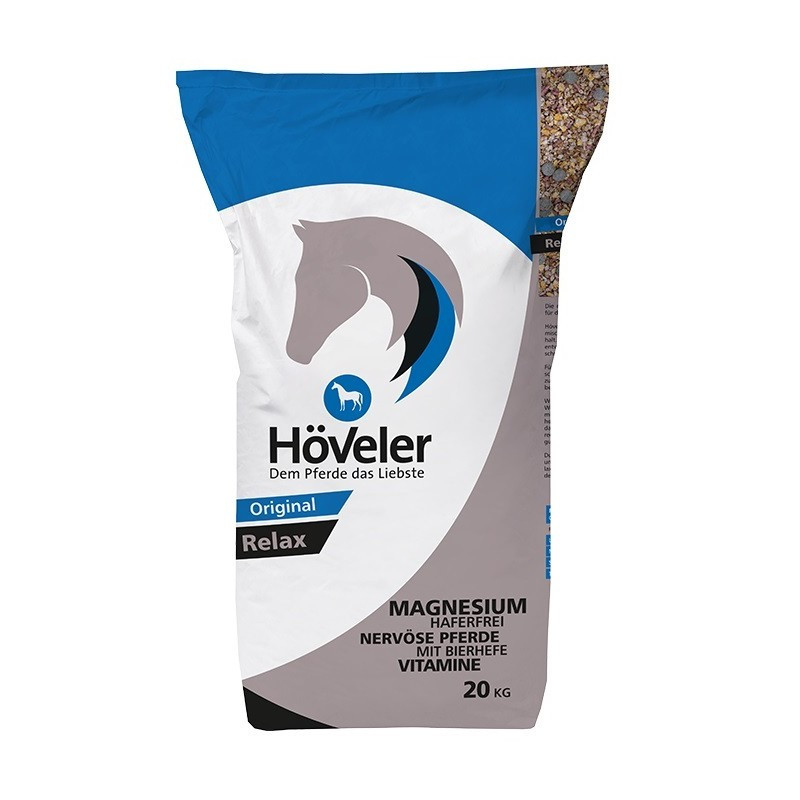 Höveler Original Relax (20 kg) mieszanką wyciszającą dla koni nadpobudliwych