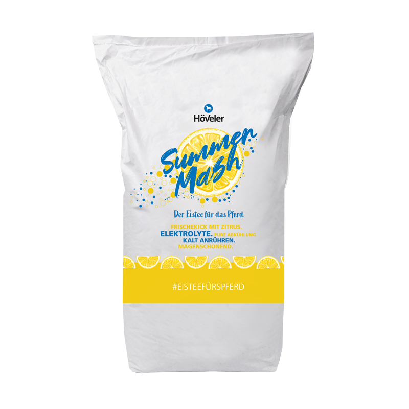 Höveler Original Summer Mash 15kg Mrożona herbata dla konia – zdrowa i łagodna dla żołądka