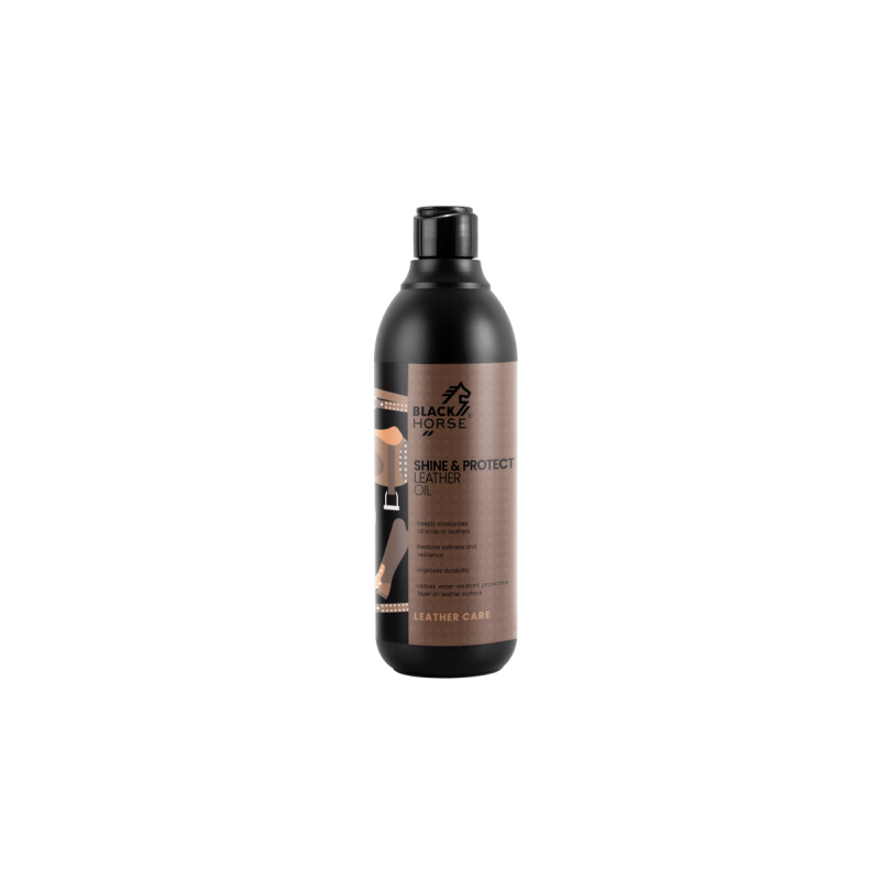 Black Horse Shine & Protect olej do wyrobów rymarskich 500ml