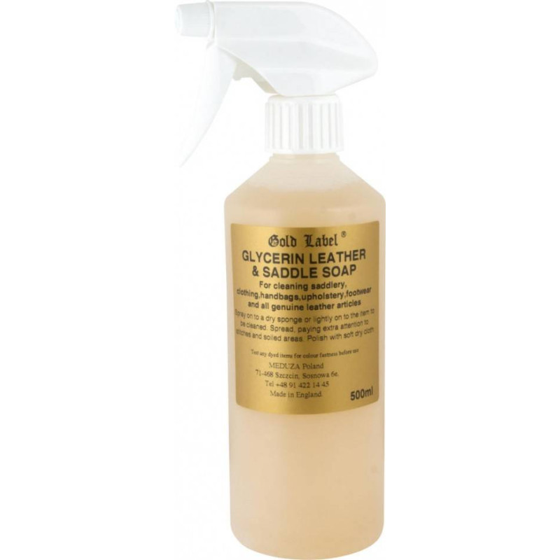 Glycerin Saddle Soap Spray Gold Label 500ml