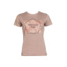 Koszulka HKM Savona Print taupe, damska