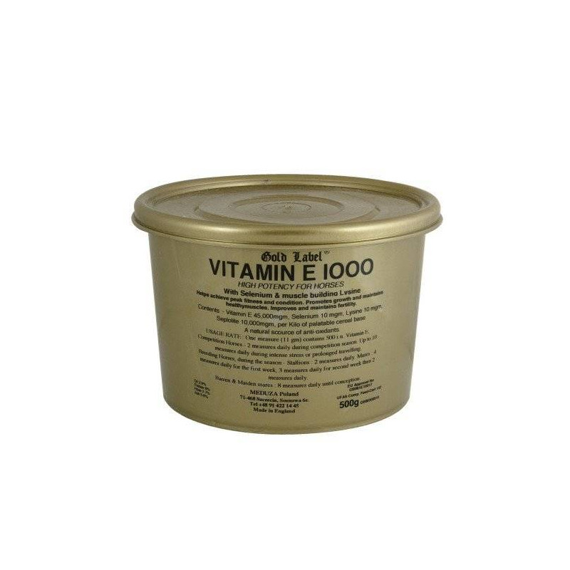 Vitamin E 1000 Gold Label 500g