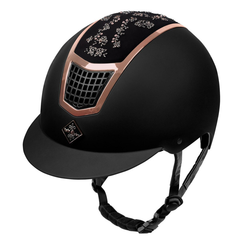 Kask FP QUANTINUM FLEUR czarny ROSEGOLD