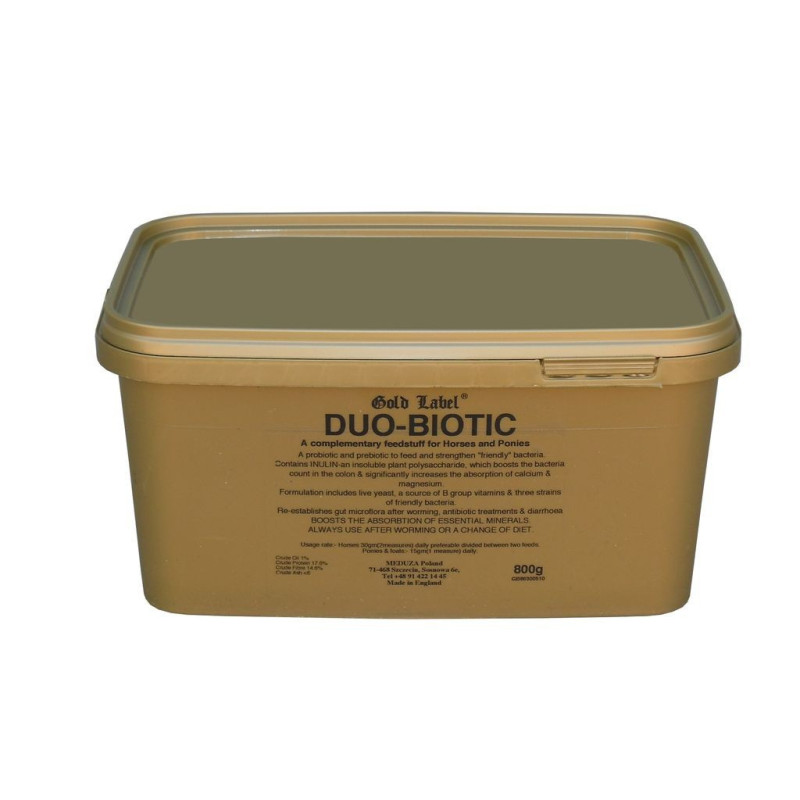 Duo Biotic Gold Label probiotyk prebiotyk dla koni 800g