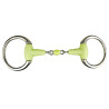 Wędzidło York smakowe oliwkowe podwójnie łamane 19mm 14,5cm