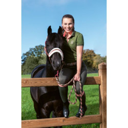 Koszulka polo HKM Classic Polo oliwkowa