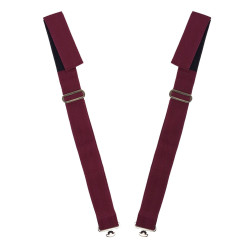 Derka Horsenjoy Jasmine z pasami granatowo-bordo